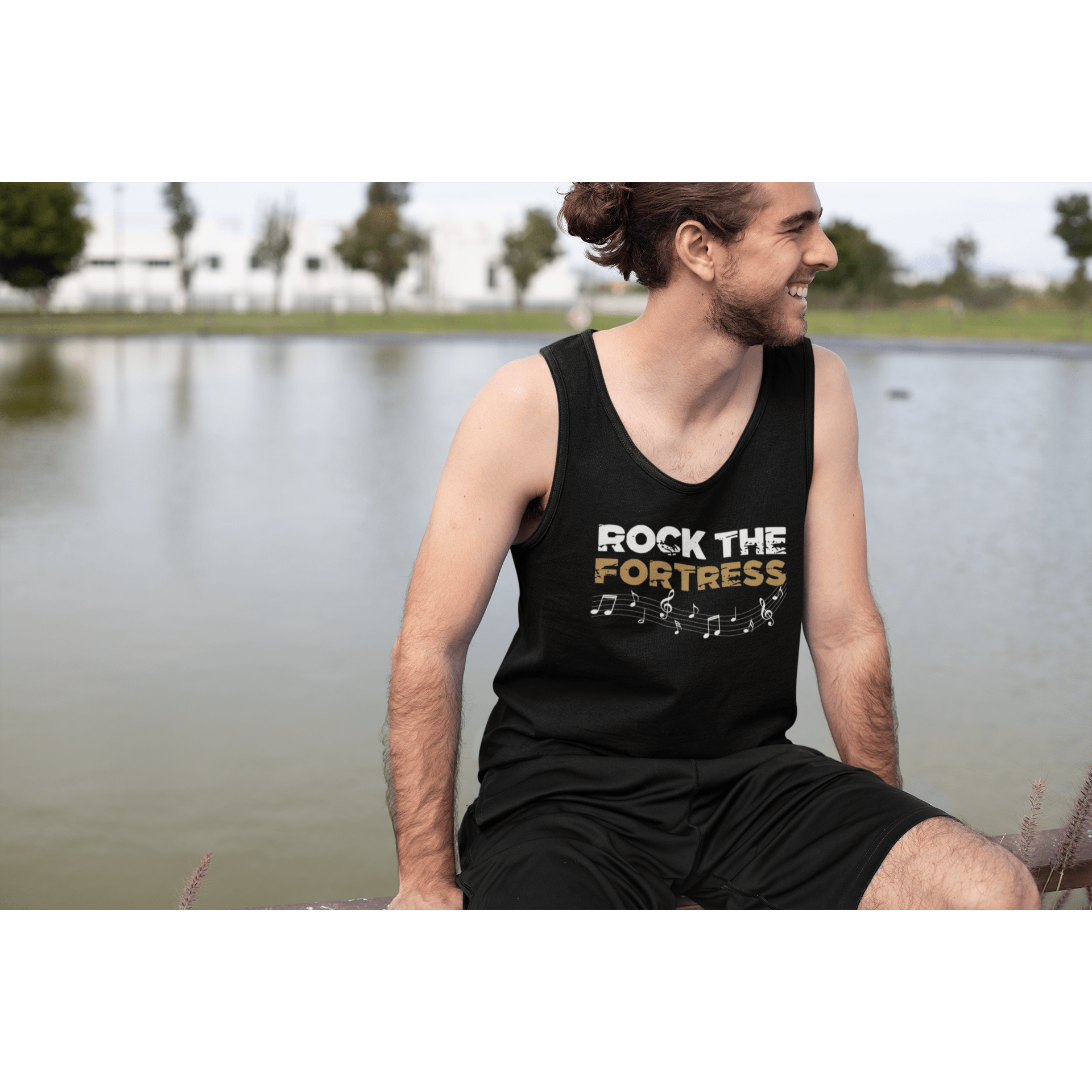 Tank Top "Rock The Fortress" Unisex Jersey Tank Top