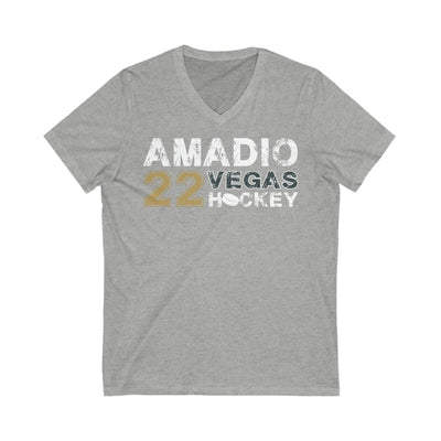 V-neck Amadio 22 Vegas Hockey Unisex V-Neck Tee