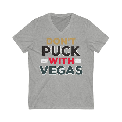 V-neck "Don't Puck With Vegas" Unisex V-Neck Tee