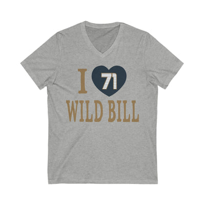 V-neck I Heart Wild Bill Unisex V-Neck Tee