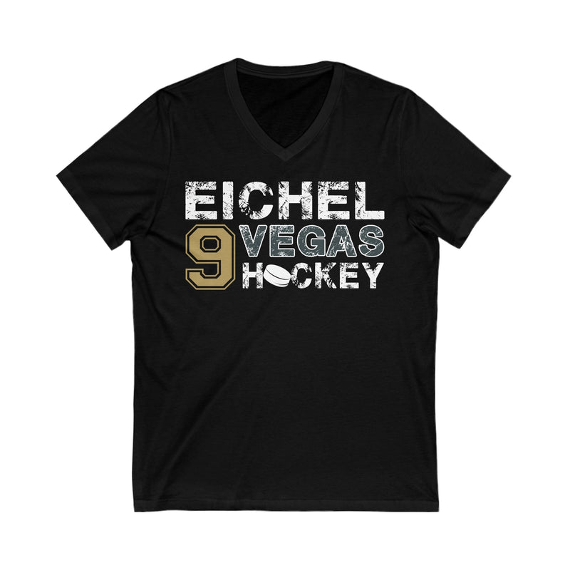 V-neck Eichel 9 Vegas Hockey Unisex V-Neck Tee