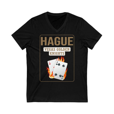 V-neck Hague 14 Poker Cards Unisex V-Neck Tee