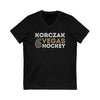 V-neck Korczak 6 Vegas Hockey Grafitti Wall Design Unisex V-Neck Tee