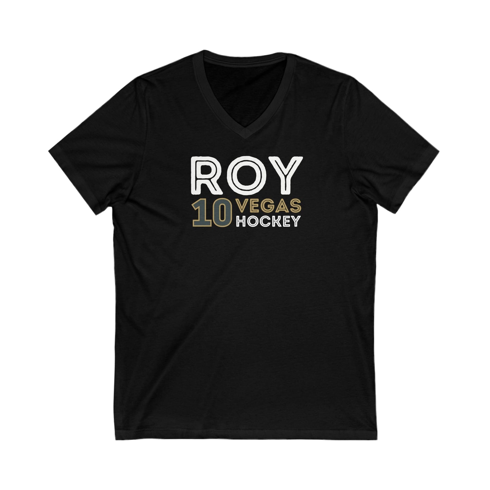V-neck Roy 10 Vegas Hockey Grafitti Wall Design Unisex V-Neck Tee