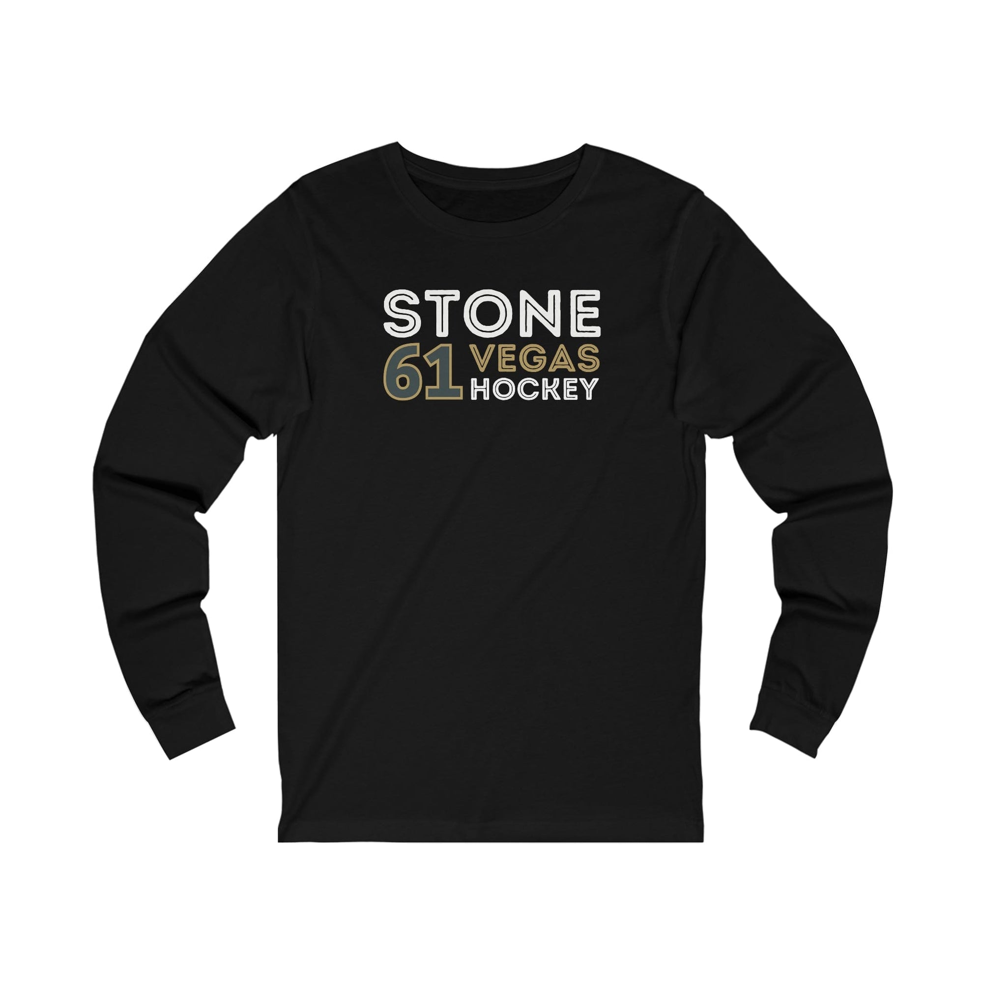 Long-sleeve Stone 61 Vegas Hockey Grafitti Wall Design Unisex Jersey Long Sleeve Shirt