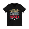 V-neck "Vegas Knows Hockey" Unisex V-Neck Tee