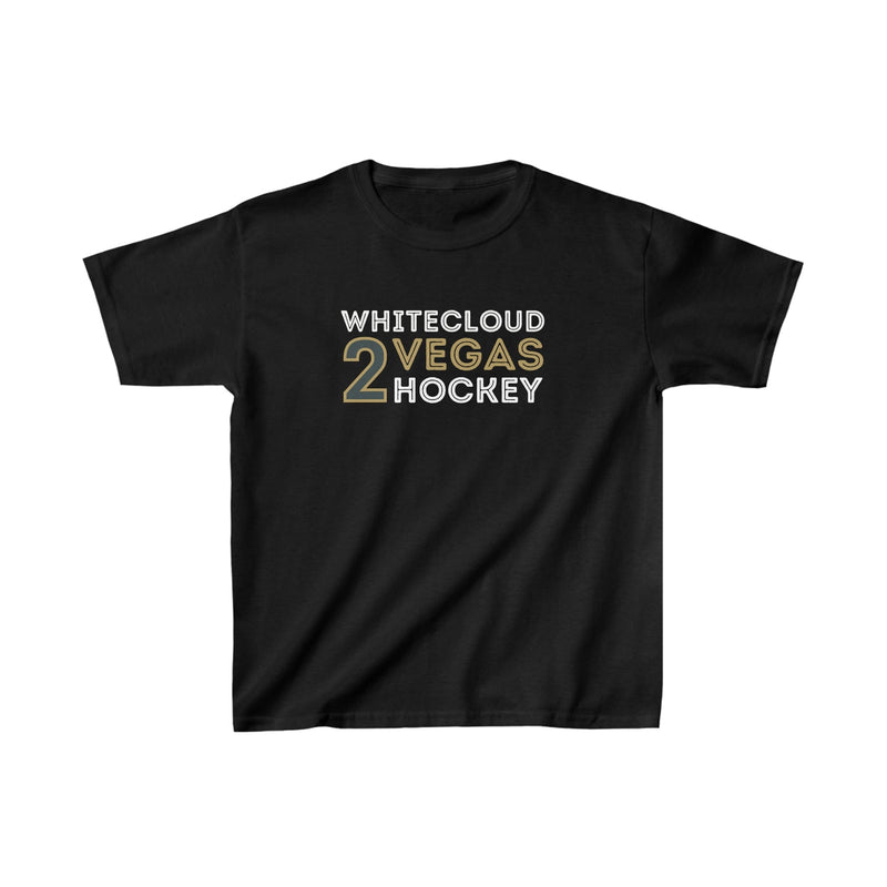 Kids clothes Whitecloud 2 Vegas Hockey Grafitti Wall Design Kids Tee