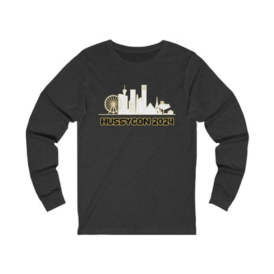 Long-sleeve "HussyCon 2024 Vegas" Airlume Jersey Long Sleeve Tee