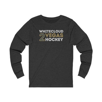 Long-sleeve Zach Whitecloud Shirt 2 Vegas Hockey Grafitti Wall Design Unisex Jersey Long Sleeve