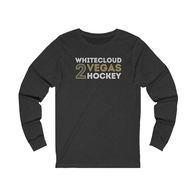 Long-sleeve Zach Whitecloud Shirt 2 Vegas Hockey Grafitti Wall Design Unisex Jersey Long Sleeve