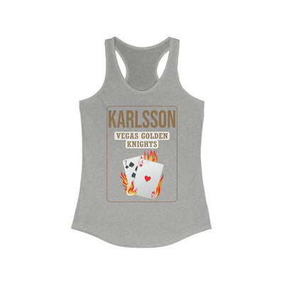 Tank Top Karlsson 71 Poker Cards Women's Ideal Racerback Tank Top