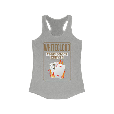 Tank Top Whitecloud 2 Poker Cards Women's Ideal Racerback Tank Top