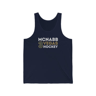 Tank Top Brayden McNabb 3 Vegas Hockey Grafitti Wall Design Unisex Jersey Tank Top