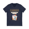 V-neck Carrier 28 Poker Cards Unisex V-Neck Tee