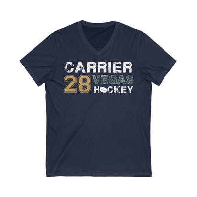 V-neck Carrier 28 Vegas Hockey Unisex V-Neck Tee