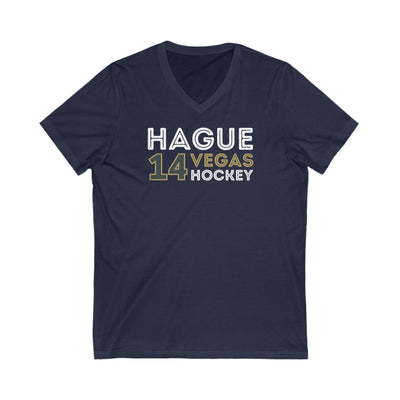 V-neck Hague 14 Vegas Hockey Grafitti Wall Design Unisex V-Neck Tee