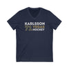 V-neck Karlsson 71 Vegas Hockey Grafitti Wall Design Unisex V-Neck Tee