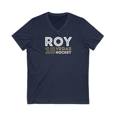 V-neck Roy 10 Vegas Hockey Grafitti Wall Design Unisex V-Neck Tee