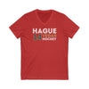 V-neck Hague 14 Vegas Hockey Grafitti Wall Design Unisex V-Neck Tee