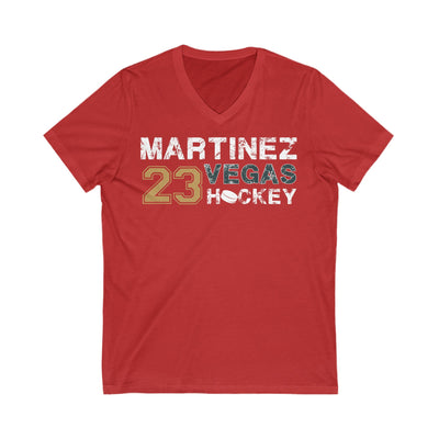 V-neck Martinez 23 Vegas Hockey Unisex V-Neck Tee