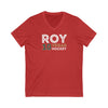 V-neck Roy 10 Vegas Hockey Grafitti Wall Design Unisex V-Neck Tee