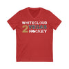 V-neck Whitecloud 2 Vegas Hockey Unisex V-Neck Tee