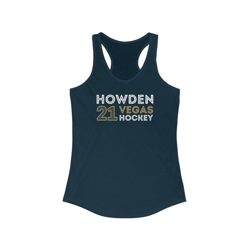 Tank Top Brett Howden Tank Top 21 Vegas Hockey Grafitti Wall Design Women's Ideal Racerback