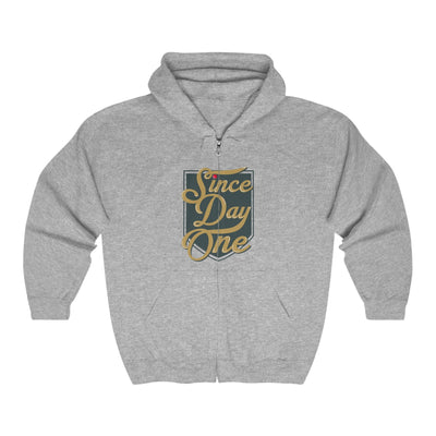 Hoodie "Since Day One" Vegas Golden Knights Fan Unisex Full Zip Hoodie