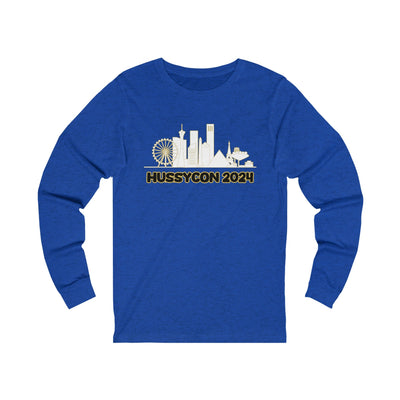 Long-sleeve "HussyCon 2024 Vegas" Airlume Jersey Long Sleeve Tee