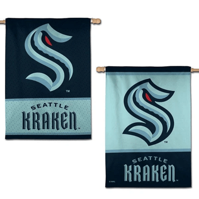 Seattle Kraken 2-Sided Vertical Flag