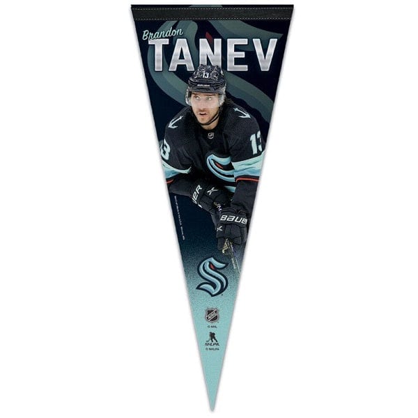 Seattle Kraken Brandon Tanev Premium Vertical Pennant