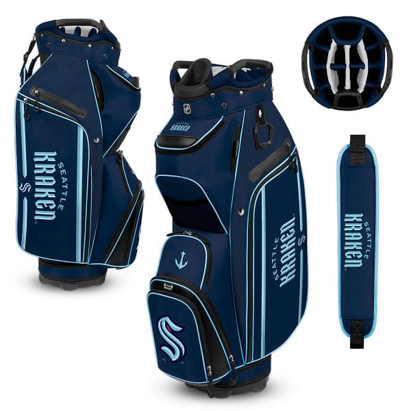 Seattle Kraken Bucket III Cooler Cart Golf Bag