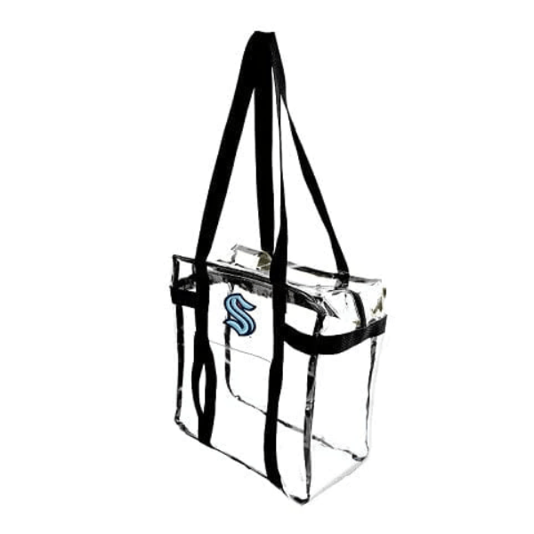 Seattle Kraken Clear Tote Along Stadium-Approved Bag