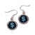 Seattle Kraken Logo Dangle Earrings