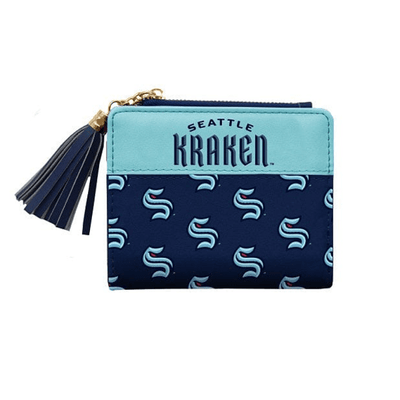 Seattle Kraken Mini Organizer Zip Wallet