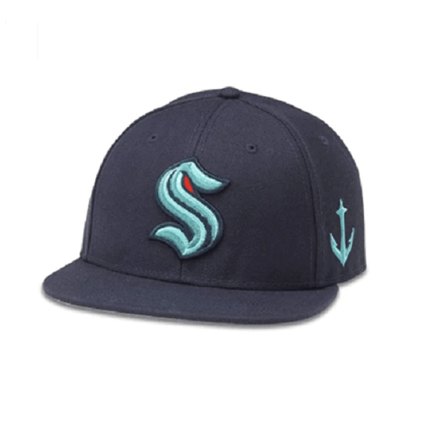 Seattle Kraken Navy Adjustable Snapback Baseball Hat