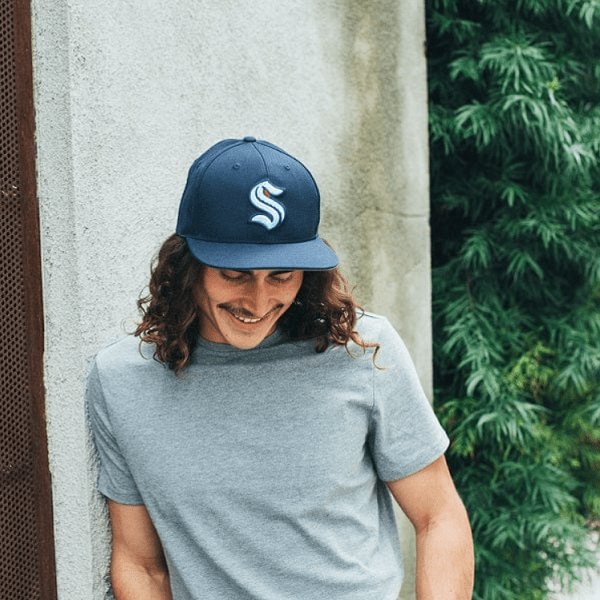 Seattle Kraken Navy Adjustable Snapback Baseball Hat