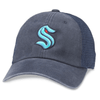 Seattle Kraken Raglan Bones Team Logo Baseball Hat