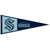 Seattle Kraken Team Wordmark Wool Pennant, 13x32"