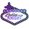 Ladies Of The Knight Gradient Colors Silver Pin