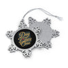 Home Decor "Day F*cking One" Pewter Snowflake Ornament