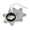 Home Decor Ladies Of The Knight Pewter Snowflake Ornament