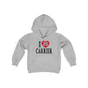 Kids clothes I Heart Carrier Youth Hooded Sweatshirt