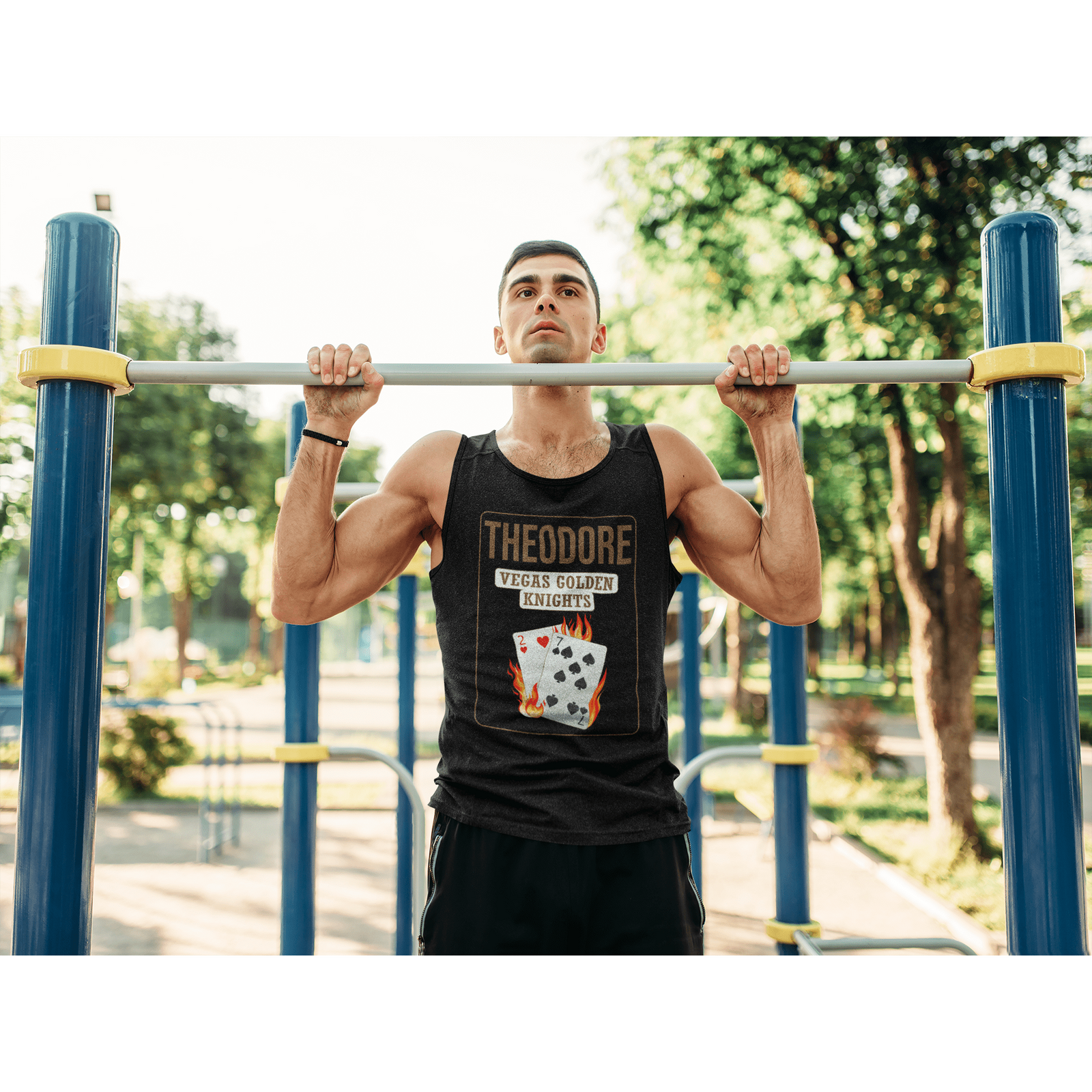 Tank Top Theodore 27 Poker Cards Unisex Jersey Tank Top