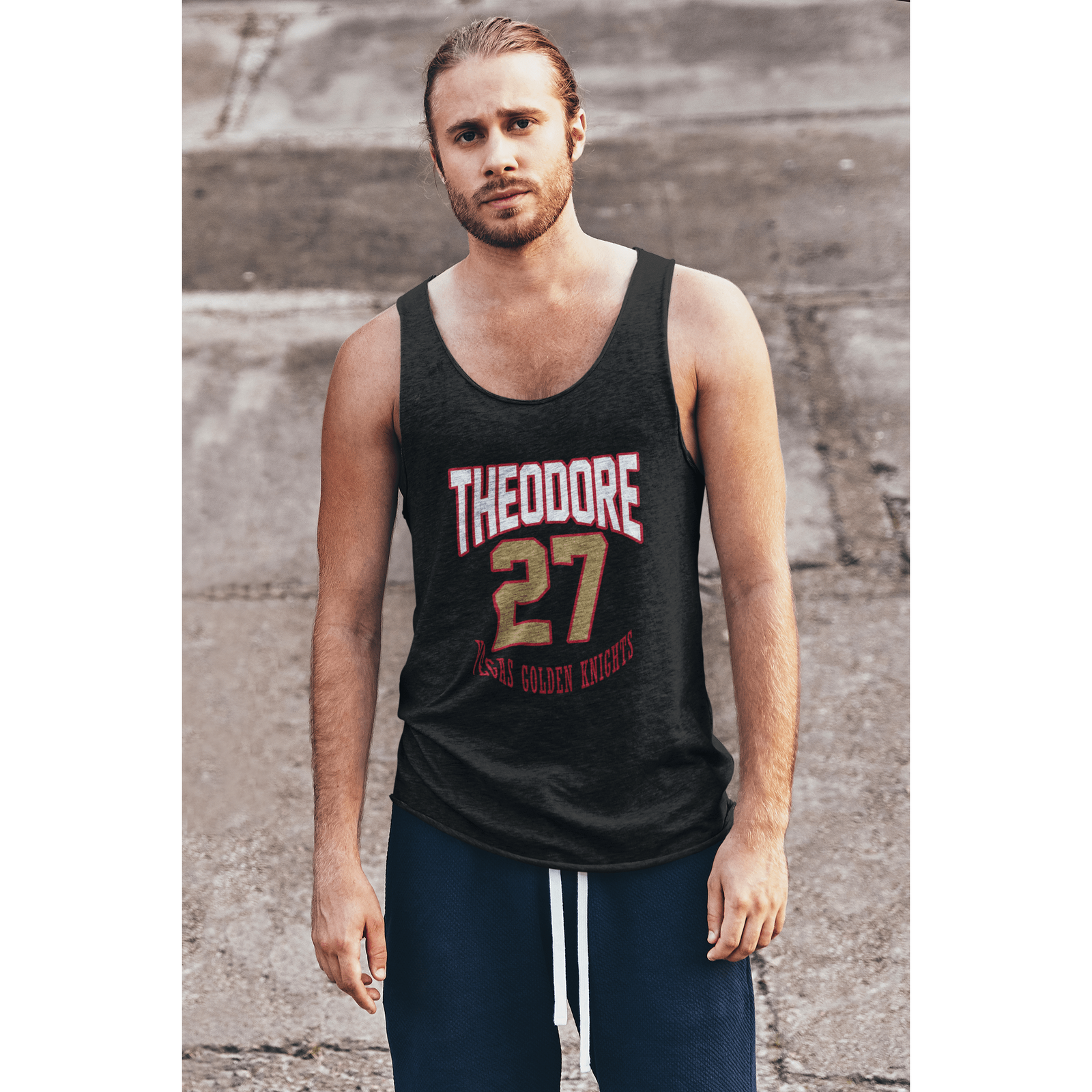 Tank Top Theodore 27 Vegas Golden Knights Retro Unisex Jersey Tank Top