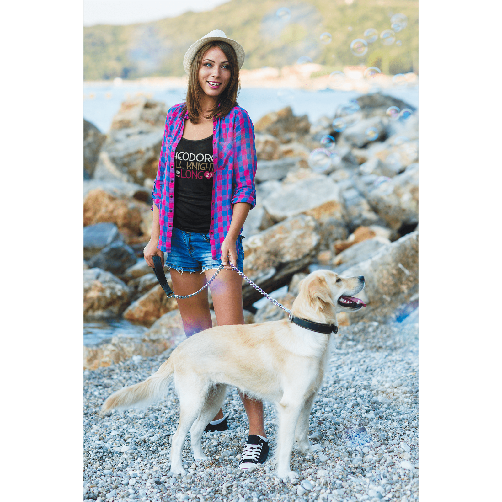 Tank Top Theodore All Knight Long Women's Ideal Racerback Tank Top