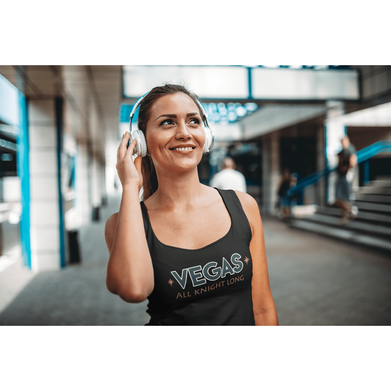 Tank Top "Vegas All Knight Long" Unisex Jersey Tank Top