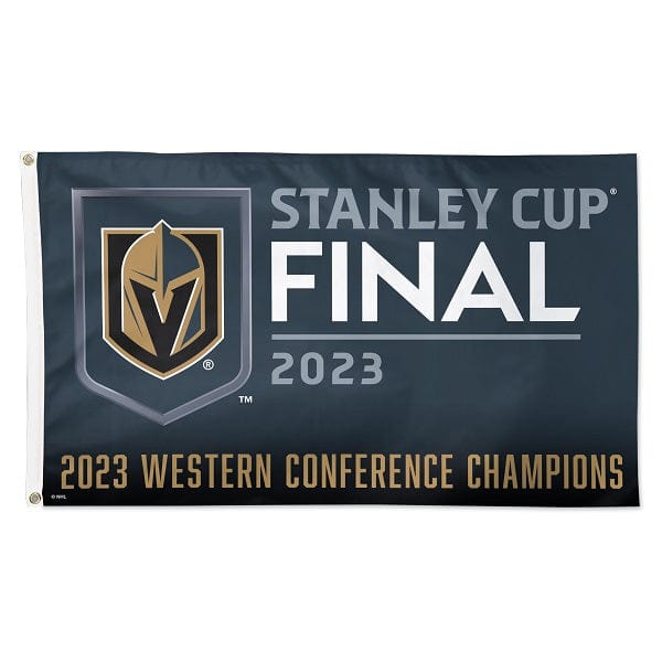 Vegas Golden Knights 2023 Western Conference Champions Deluxe Flag