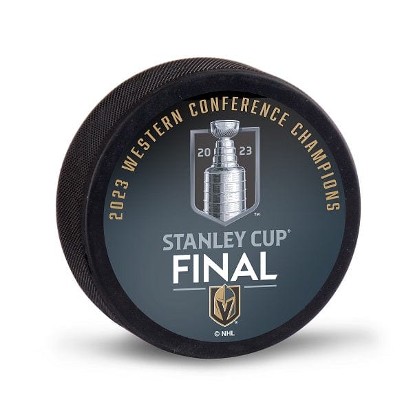 2023 STANLEY CUP PLAYOFFS WESTERN CONFERENCE CHAMPIONS VEGAS GOLDEN KNIGHTS  PUCK