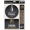 Vegas Golden Knights 2023 Western Conference Champions Multi-Purpose Decal, 3 Pack